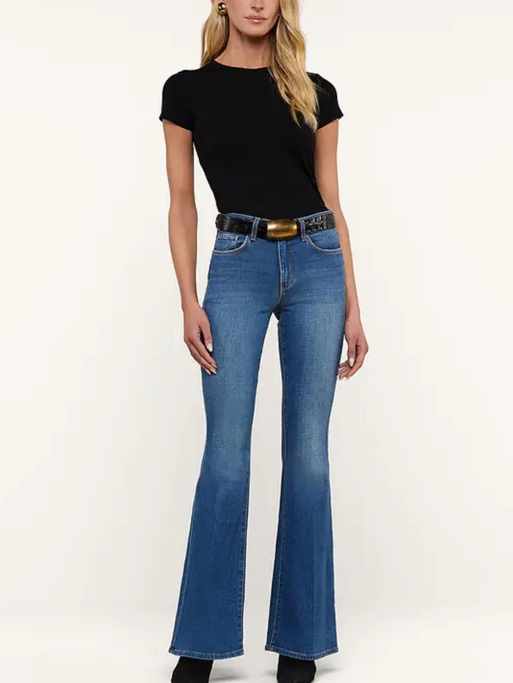 L’AGENCE Women's High-Rise Flare Jeans